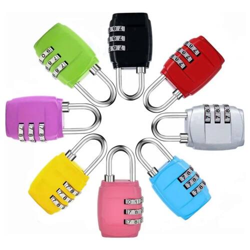 7 Colors Digit Password Lock Combination Suitcase Luggage Me