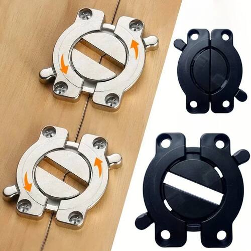 Tabletop Splicing Connector Table Furniture Folding Hinges B