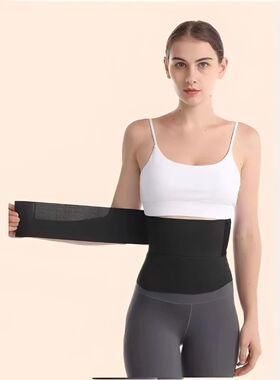 Men Sweat Neoprene Sauna Waist Trainer Wrap Belt Tummy Contr