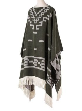 New tassel pullover cape shawl imitation cashmere fashionabl