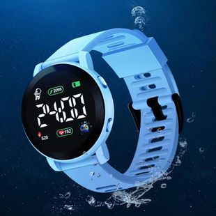 Simple Digital Watch Comfortable Wear Sports Watch Waterproo