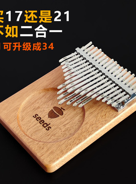 果实魔法师21音卡林巴17双子座22音可升级34拇指琴seeds手指钢琴
