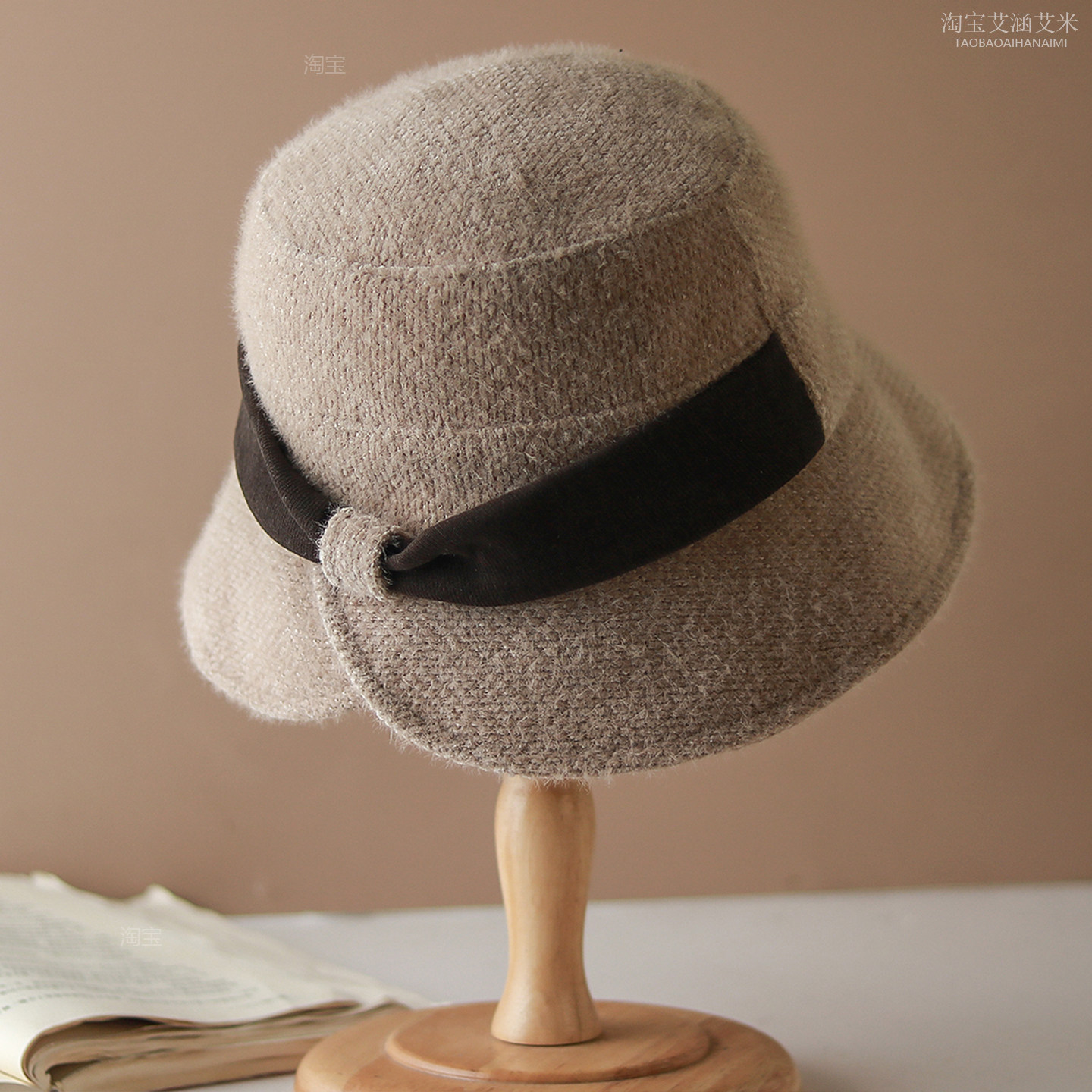2025新款秋冬保暖渔夫帽女后开叉柔软亲肤时尚百搭显脸小休闲盆帽,服饰配件/皮带/帽子/围巾,帽子,淘宝优惠券,粉丝福利购,淘宝优惠卷