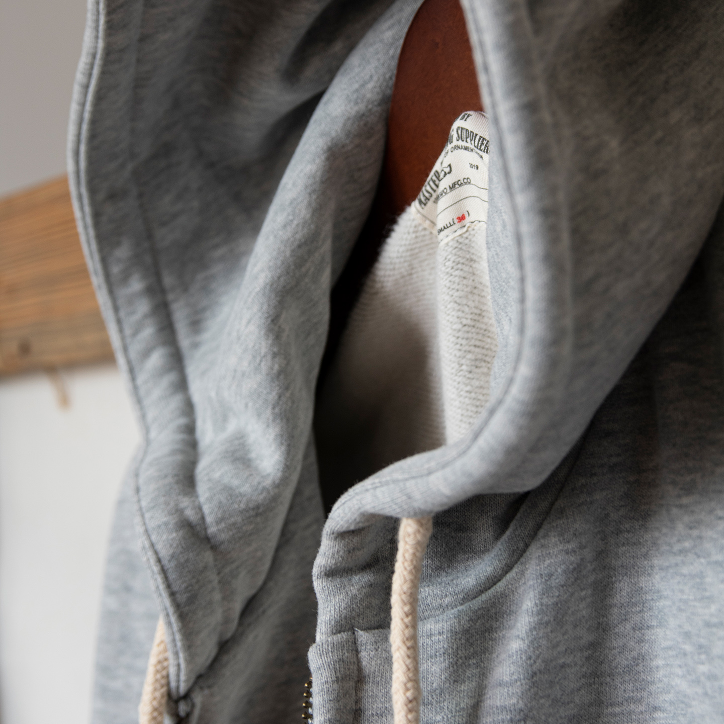 高品质特厚无绒拉链开衫运动卫衣