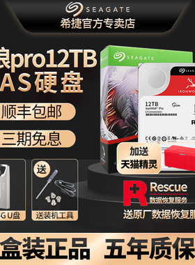 Seagate/希捷ST12000NT001酷狼Pro机械硬盘12t nas企业服务器盘