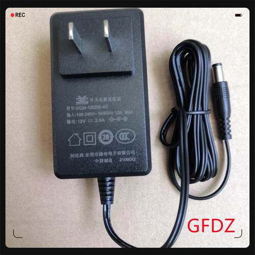适用港奇12V2A 电源适配器充电器电源线圆孔 GQ24-120200-AC