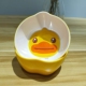 五和小黄鸭苹果碗儿童创意卡通碗婴幼儿食品级辅食碗密胺餐具家用