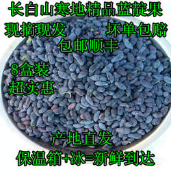 新鲜包邮顺丰长白山新鲜野生蓝靛果羊奶子果黑瞎子果山茄子2斤装