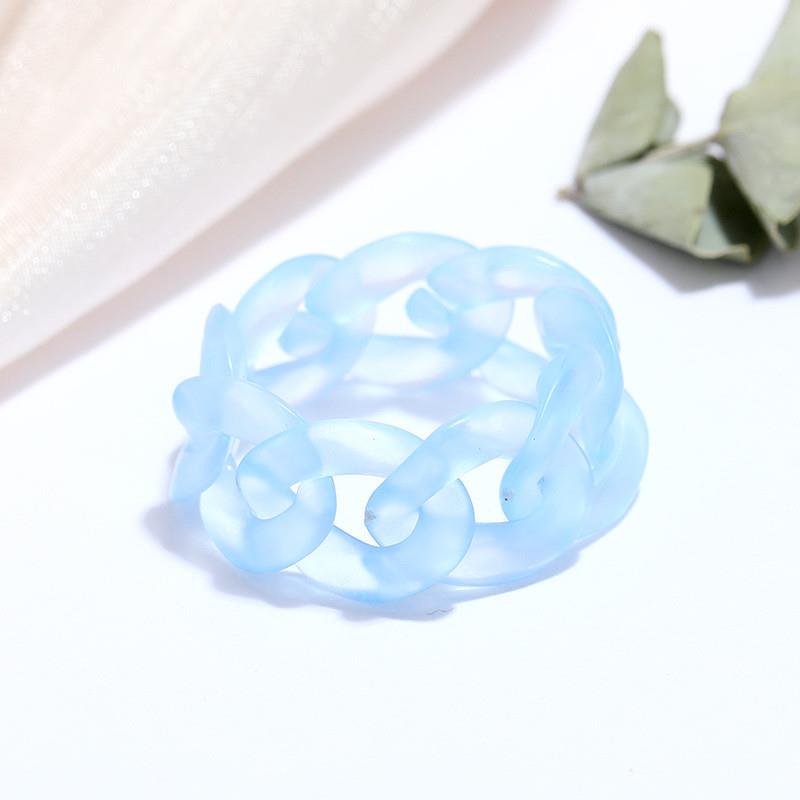 The Korean Fashion Annas same Jell-O chain ring was designe