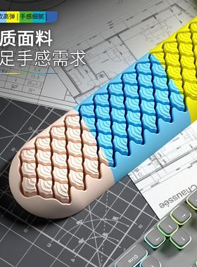 Cozy radiating air-ventilating mats for the mouse pads for t