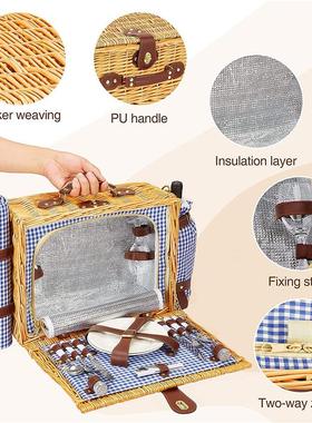 Willows picnic basket with a mat to save Wendos basket and