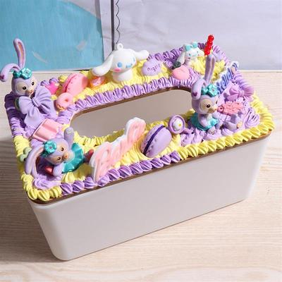 Hand-made home room accessories for home-made tissue packs o