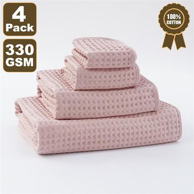 Pure cotton waffles with a whole tampon bag with a bathing t