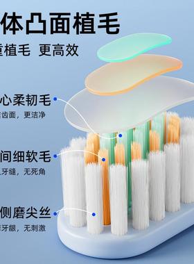 The morning concierge cans with a wide-headed toothbrush and