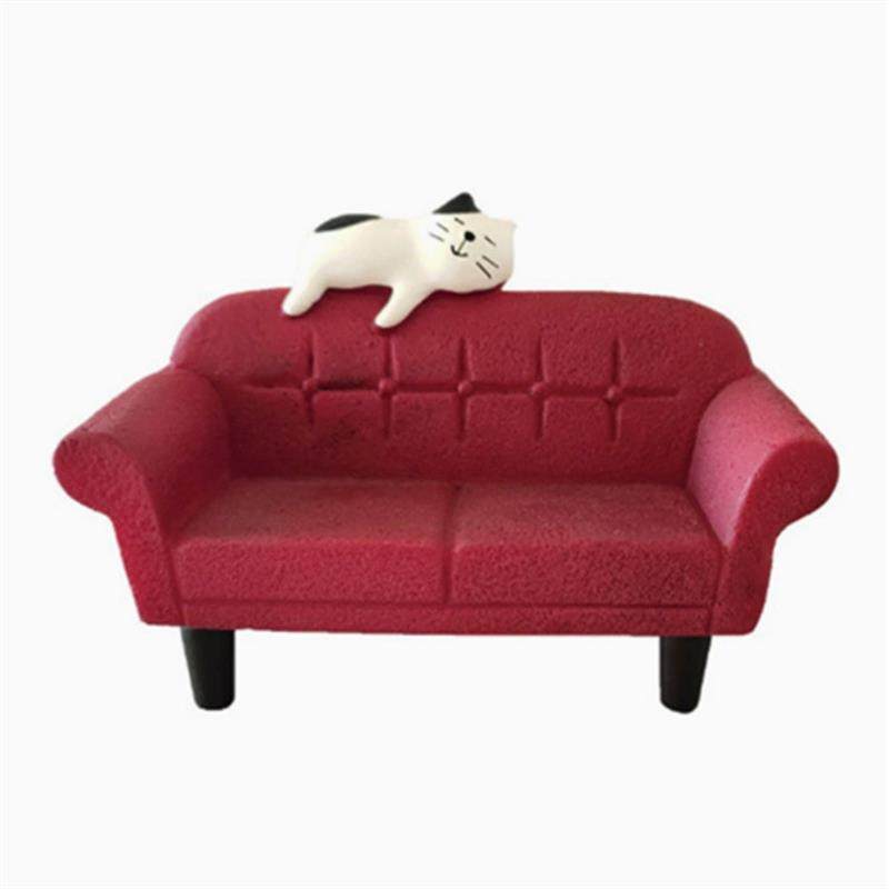 The Japanese groceries red sofa chair cat ZAKA Japanese-styl