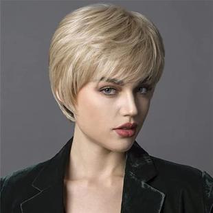 short whi trading fine hair straight has lady inter The