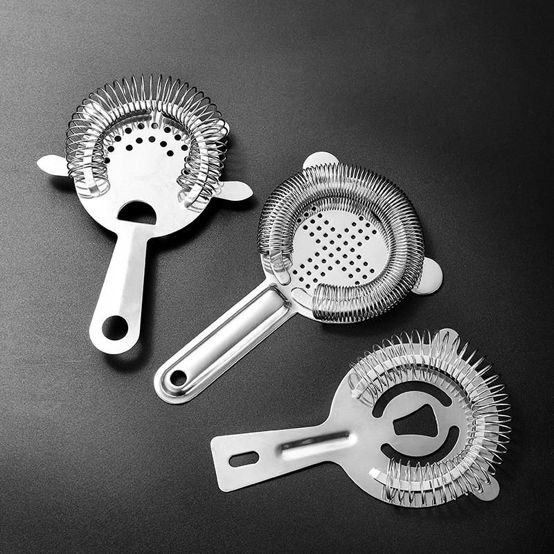 Cross stainless steel ice filter, cocktail mixer coffee tea