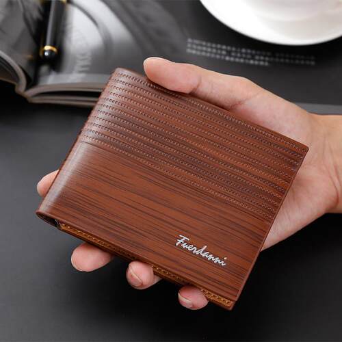 Mens purse short, 2025, mens Korean leisure money clipping