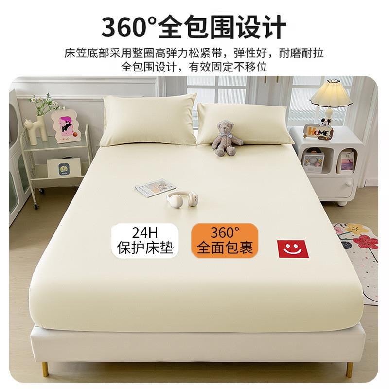 Clean-coloured cotton-washed bed coverings, single bed cover