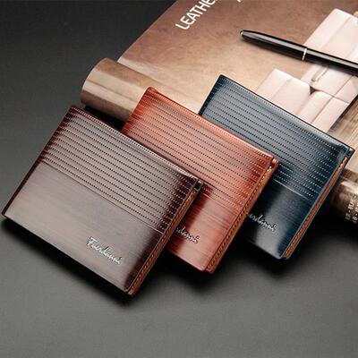 Wallet Leather Mens Short-Standed Wallet Ideas Leather.