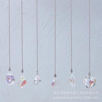 Handicraft plating AB-colored pendant with a steady 50-cm pe
