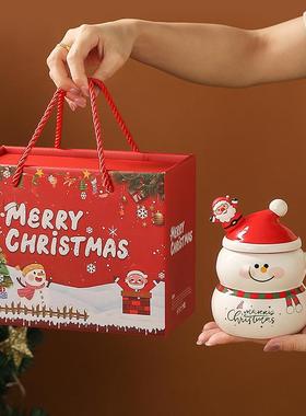 A Christmas present for a girl with a big captivating glass