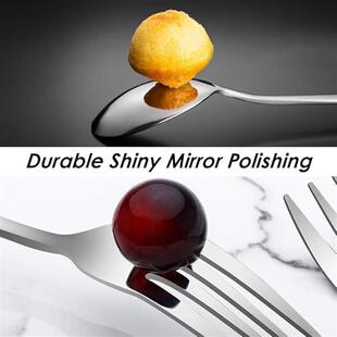 12 sets of dessert for a stainless steel dish set for dinner