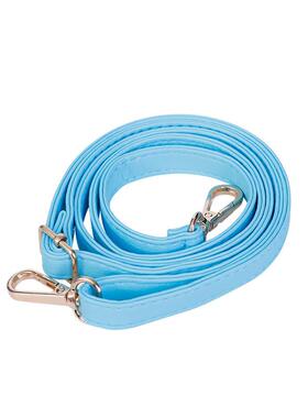 Skins multi-coloured straps, black pu straps, slanted one sh
