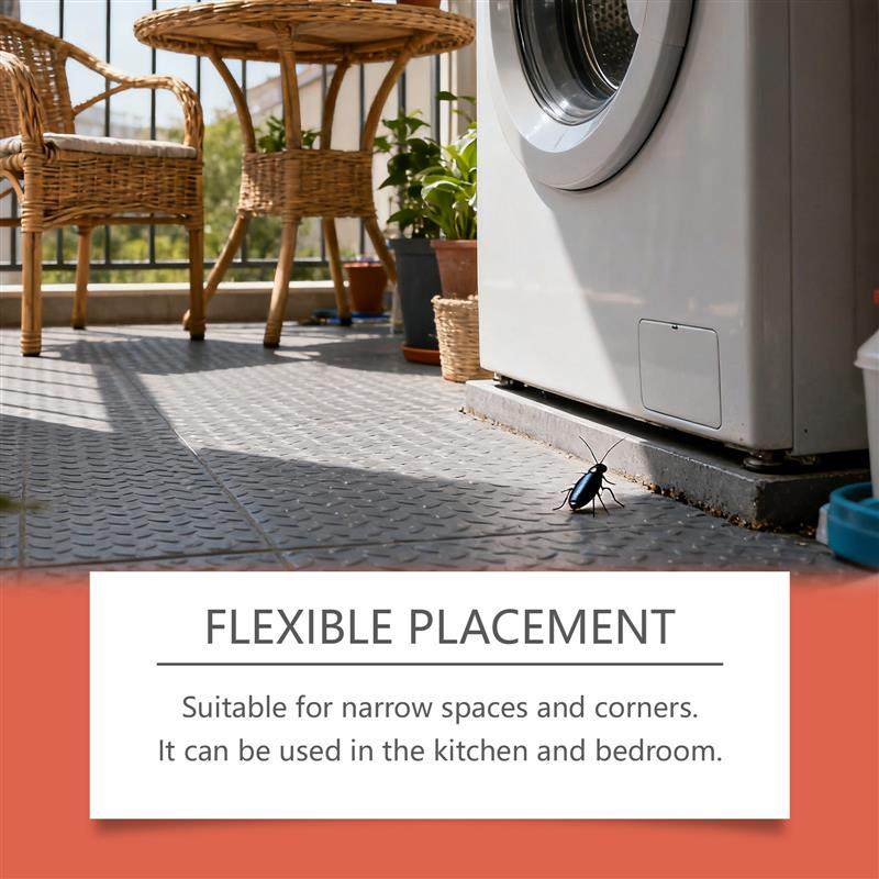 Roach bait box, kitchen bathroom routine corner clean-up coc