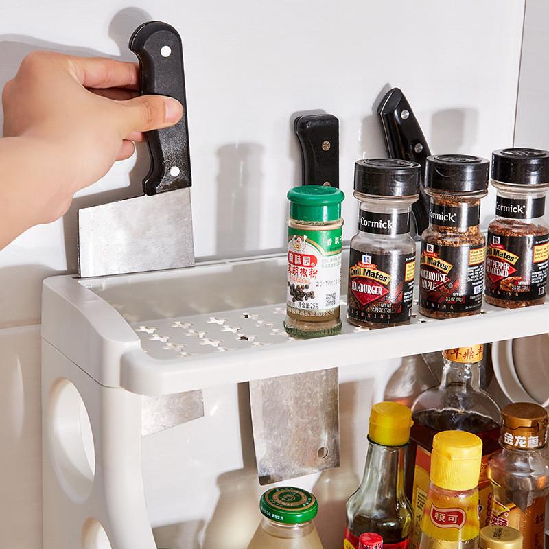 Kitchen supplies condensed with a double-story kitchen stair