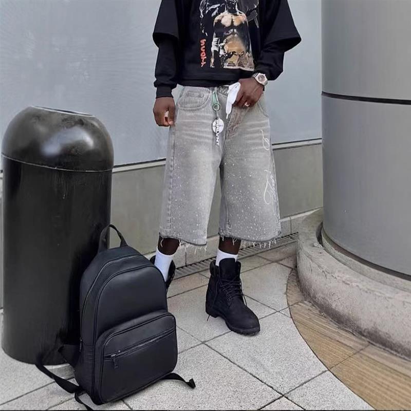 U.S. Cowboys shorts and mens legs are full of old loosers