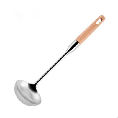 The stainless steel cooker, the cooking spoons, the scaffold