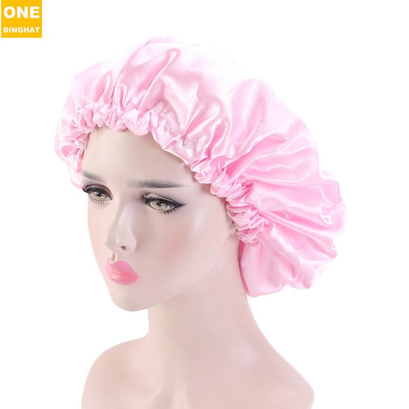 Two-storey stylish adult bath hats, waterproof PE hairy hats