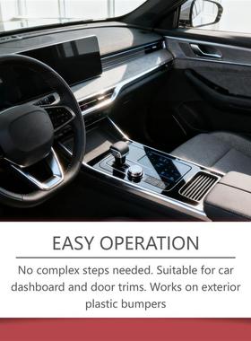 Simultaneous refurbishment of new adornatives applied inside