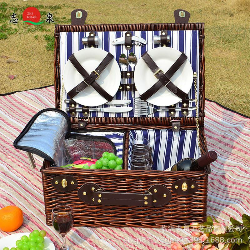 Customize the vine-cooked picnic basket willows make hand-ma