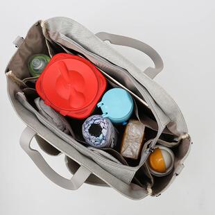 Waterproof diaper handbags, plain-coloured Mommy travels bab