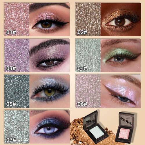 Maxfines tears, single-eyed shadow, two-eyed powdered with