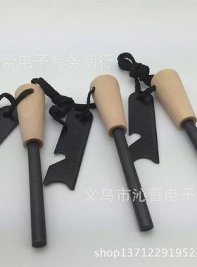 The wood handle is a firestone and a firecracker and a firec