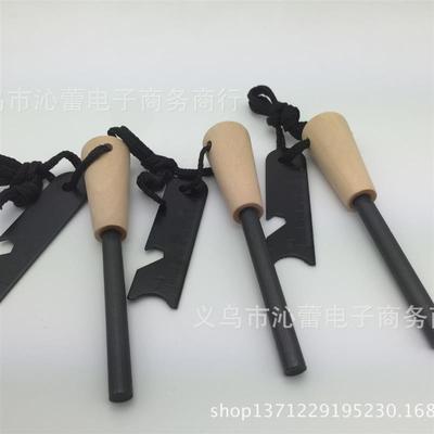 The wood handle is a firestone and a firecracker and a firec