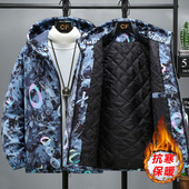 棉服男 棉衣欧洲站冬季 男士 秋冬二棉外套青年潮牌棉服潮流宽松男装