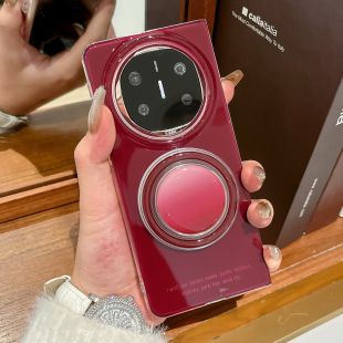 防撞全包防摔高级感matex6支架女保护套 磁吸蔷薇红matex5折叠屏软胶matex3典藏版 适用华为mate x6手机壳新款