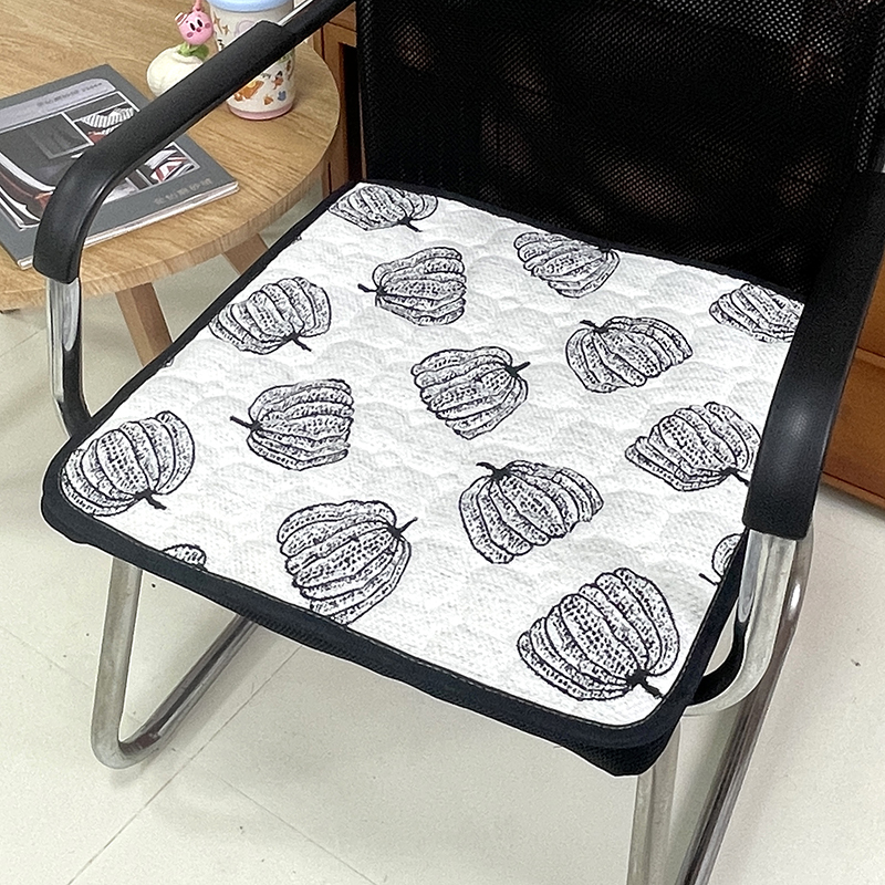 雪尼尔椅子坐垫四季加厚防滑坐垫