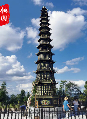 育林铸铁千佛塔万佛塔免费刻字