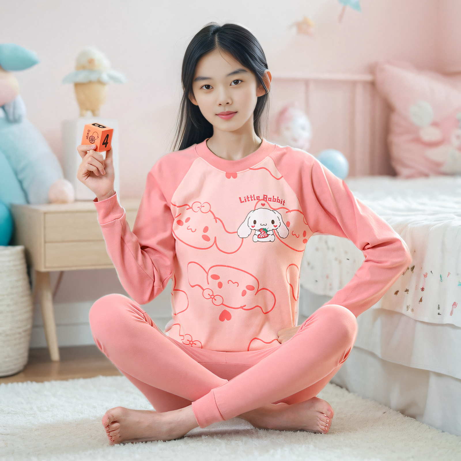 青少年秋衣秋裤套装保暖纯棉春秋