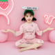 夏季 薄款 七分袖 儿童睡衣A类莫代尔2025新款 女宝空调房家居服套装