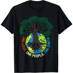 Peace Tree Love - Environmental Protection Earth Day Climate