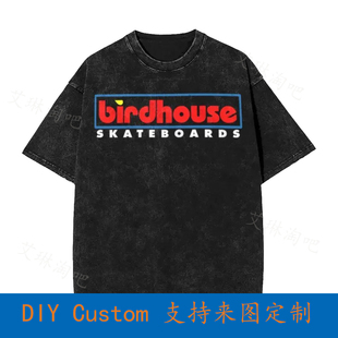 Birdhouse Skateboards Vintage Oversized T-Shirt ZNNQ