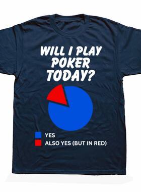 Funny Will I play Poker Today Yes Pie Chart for Poker Player