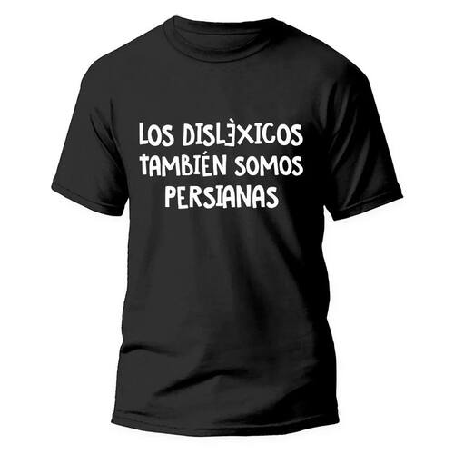 Spanish Humor Men's T-shirts People with Reading Disabilitie