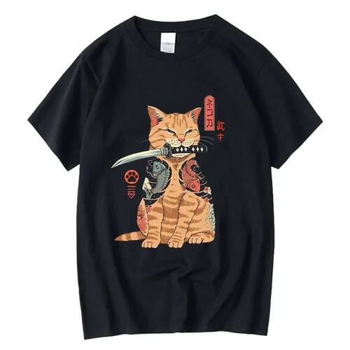 Men's T-shirt Top Quality Cotton Blend Short Sleeve Cool Kni